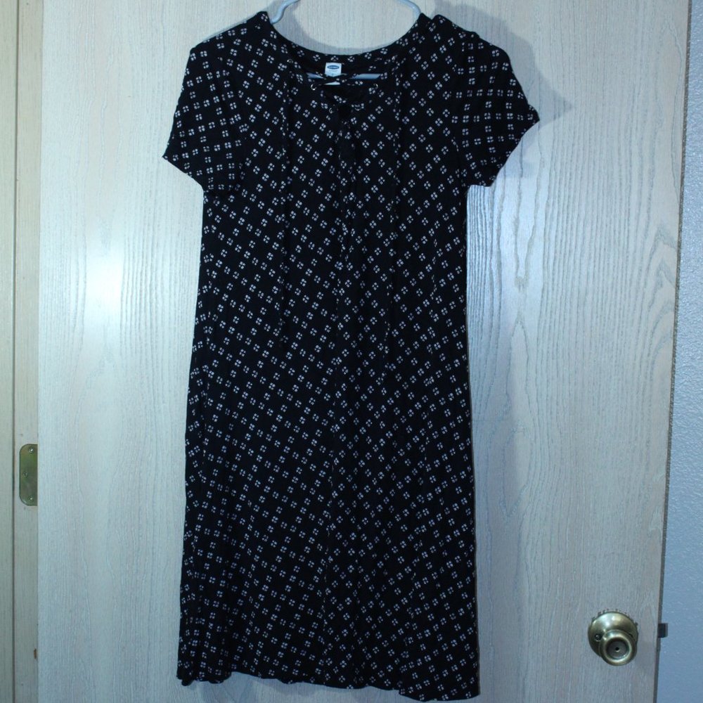 OLD NAVY T-Shirt Dress with Lattice Neckline